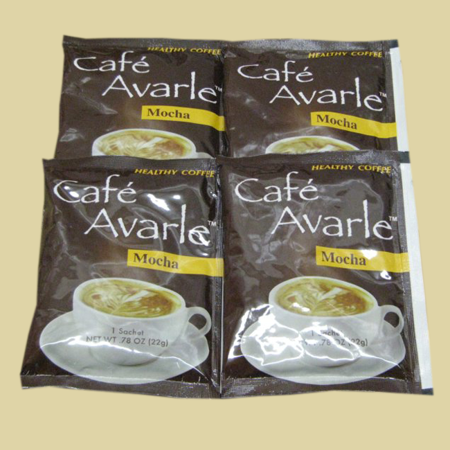 Cafe Avarle Mocha with Ganoderma & Cordyceps - 4 Sample Packs